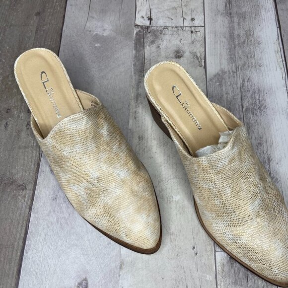 CL by Laundry Catherin Lizard Print Mules Size 8 - Picture 4 of 9